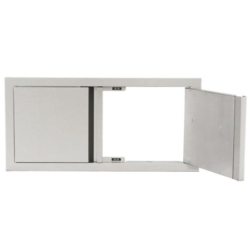 RCS Valiant Series 45 Inch Stainless Steel Low Profile Double Access Door   Large