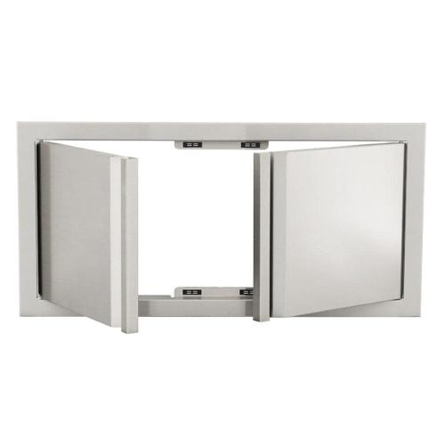 RCS Valiant Series 45 Inch Stainless Steel Low Profile Double Access Door   Large
