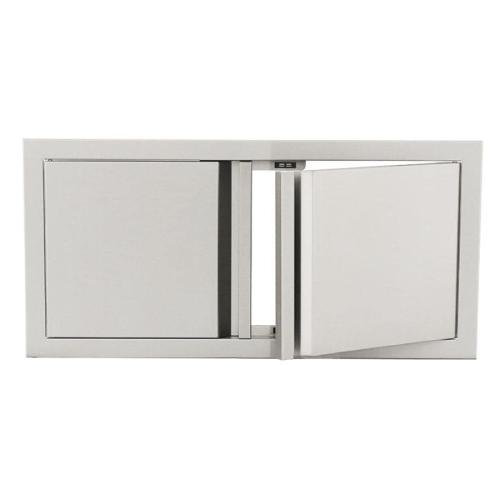 RCS Valiant Series 45 Inch Stainless Steel Low Profile Double Access Door   Large