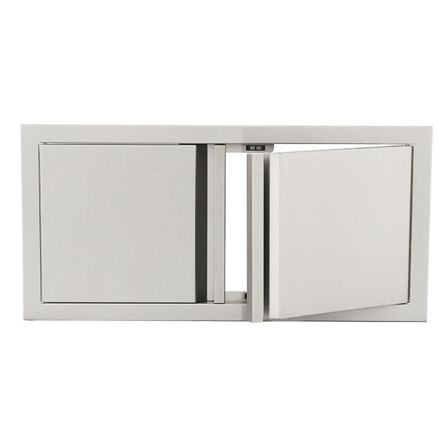 RCS Valiant Series 45 Inch Stainless Steel Low Profile Double Access Door   Large