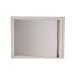 RCS Valiant Series 27 Inch Stainless Steel Horizontal Single Access Door   Soft Close   Left Hinge