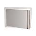 RCS Valiant Series 27 Inch Stainless Steel Horizontal Single Access Door   Soft Close   Left Hinge
