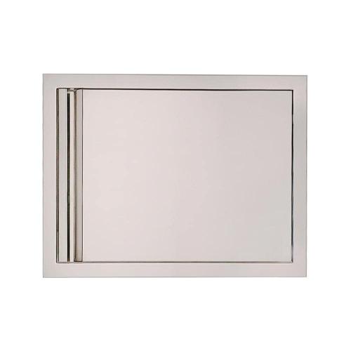 RCS Valiant Series 27 Inch Stainless Steel Horizontal Single Access Door   Soft Close   Right Hinge