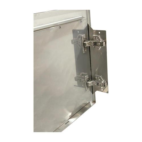 RCS Valiant Series 27 Inch Stainless Steel Horizontal Single Access Door   Soft Close   Right Hinge