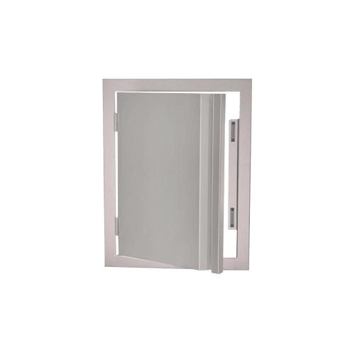 RCS Valiant Series 17 Inch Stainless Steel Vertical Access Door   Soft Close   Left Hinge