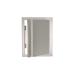RCS Valiant Series 17 Inch Stainless Steel Vertical Access Door   Soft Close   Right Hinge
