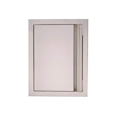 RCS Valiant Series 20 Inch Stainless Steel Vertical Single Access Door   Large   Soft Close   Left Hinge