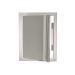 RCS Valiant Series 20 Inch Stainless Steel Vertical Single Access Door   Large   Soft Close   Left Hinge