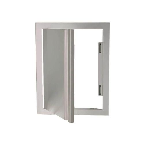RCS Valiant Series 20 Inch Stainless Steel Vertical Single Access Door   Large   Soft Close   Left Hinge