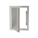 RCS Valiant Series 20 Inch Stainless Steel Vertical Single Access Door   Large   Soft Close   Left Hinge