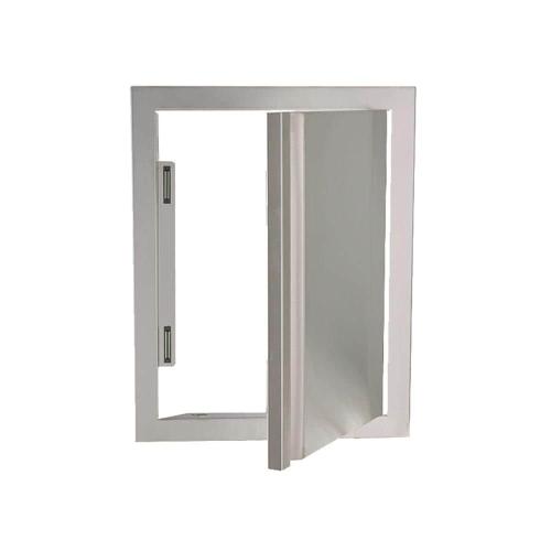 RCS Valiant Series 20 Inch Stainless Steel Vertical Single Access Door   Large   Soft Close   Right Hinge