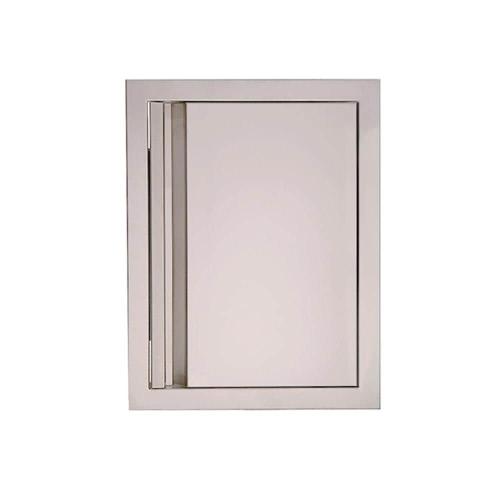 RCS Valiant Series 20 Inch Stainless Steel Vertical Single Access Door   Large   Soft Close   Right Hinge