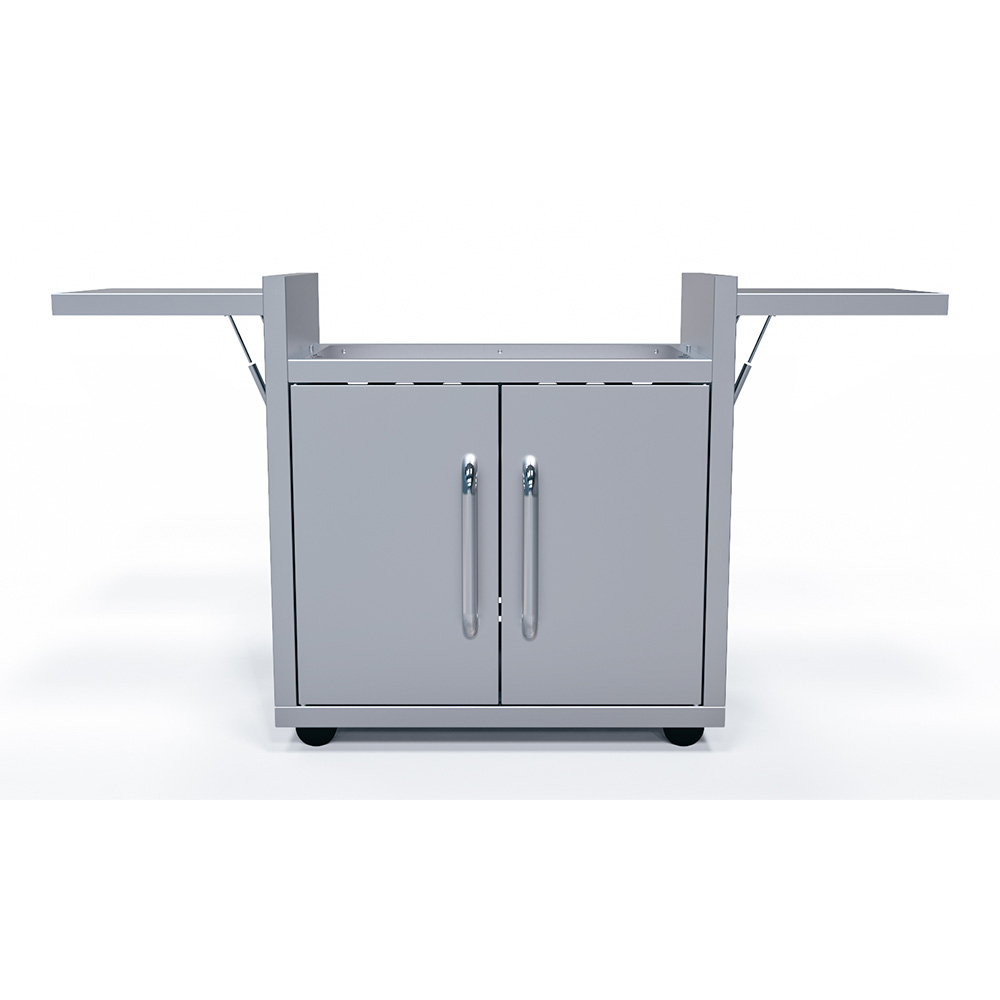 Le Griddle Stainless Steel Cart for 30 Inch 2 Burner Commercial Style Flat Top Griddle
