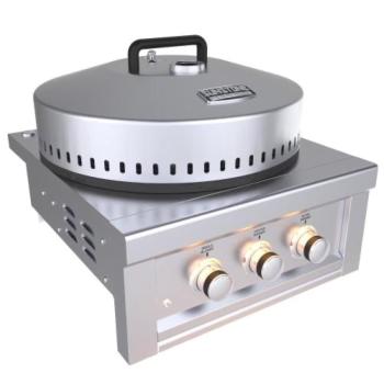 Sunstone Grills 24 Inch Built In 65 000 BTU Propane Gas Cirque Power Burner Complete Package SUN24PCB LP350