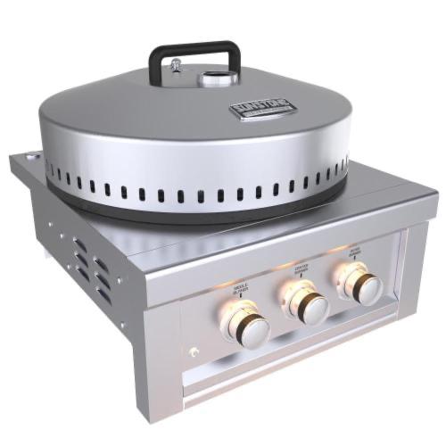 Sunstone Grills 24 Inch Built In 65000 BTU Propane Gas Cirque Power Burner Complete Package