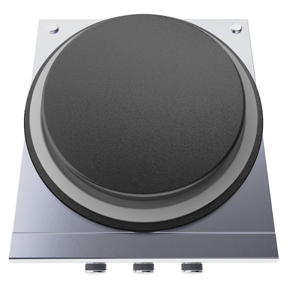 Sunstone Grill 24 Inch Built In 65000 BTU Propane Gas Cirque Power Burner with Solid Steel Griddle