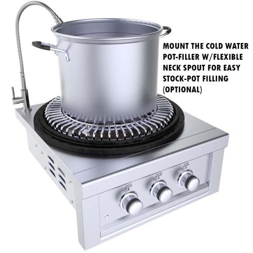 Sunstone Grill Flexible Neck Pot Filler Cold Water Faucet
