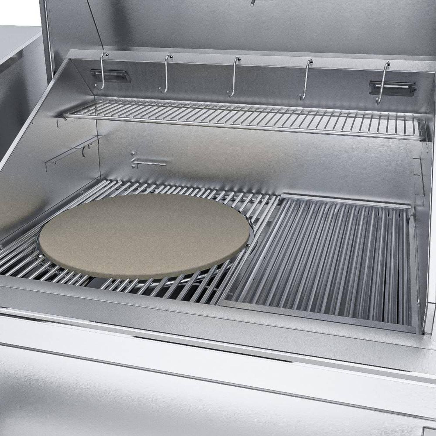 Sunstone Grill 40 Inch Built In Electric Pellet Grill with Integrated Cold Smoker