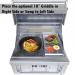 Wood Burning Combo Grill with Infrared Rear Burner