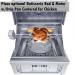 Wood Burning Combo Grill with Infrared Rear Burner