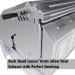 Wood Burning Combo Grill with Infrared Rear Burner
