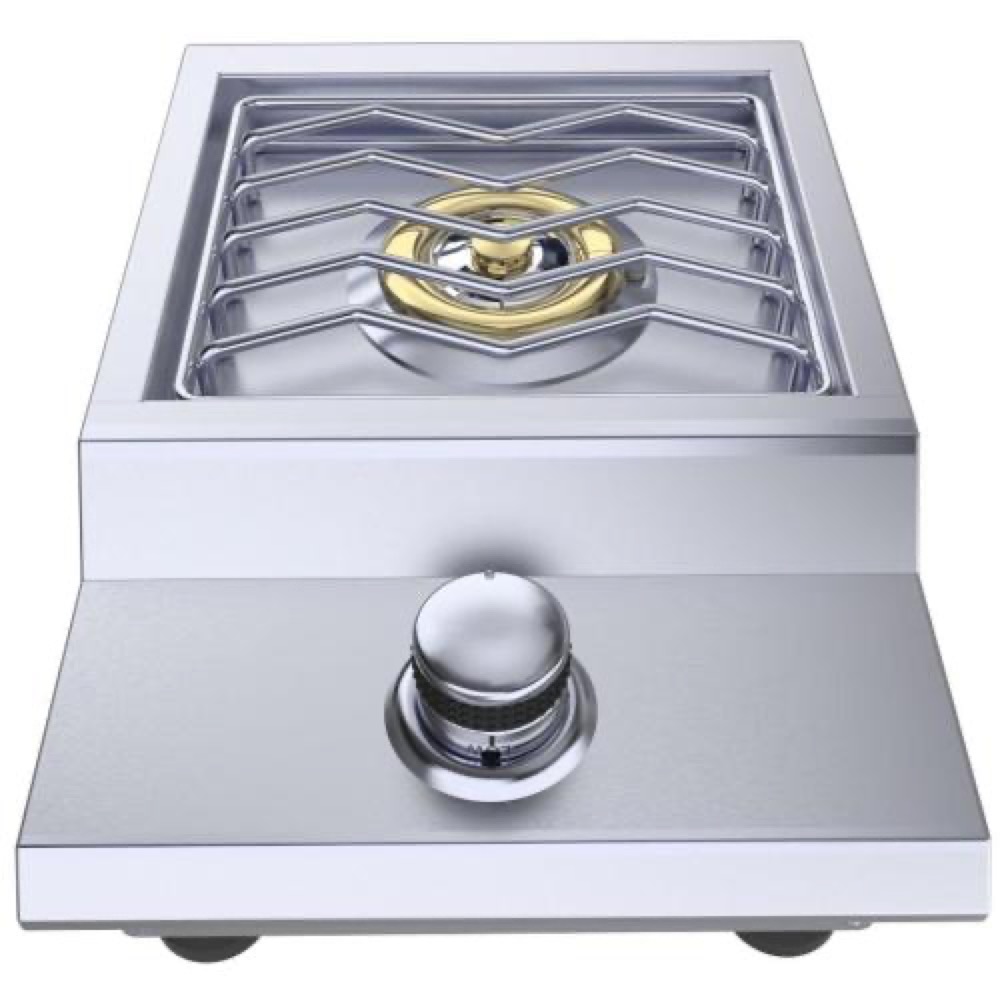 Sunstone Grills Ruby Series 13 Inch Natural Gas Countertop or Drop in Versa Single Side Burner