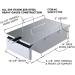 Sunstone Grill Stainless Steel Deep Fryer  and  Steamer Grill Insert with Lid  and  Fryer Basket