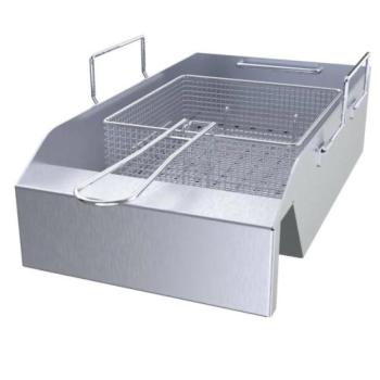 Sunstone Grills Stainless Steel Deep Fryer and Steamer Grill Insert with Lid and Fryer Basket SUNCP FRYER 350