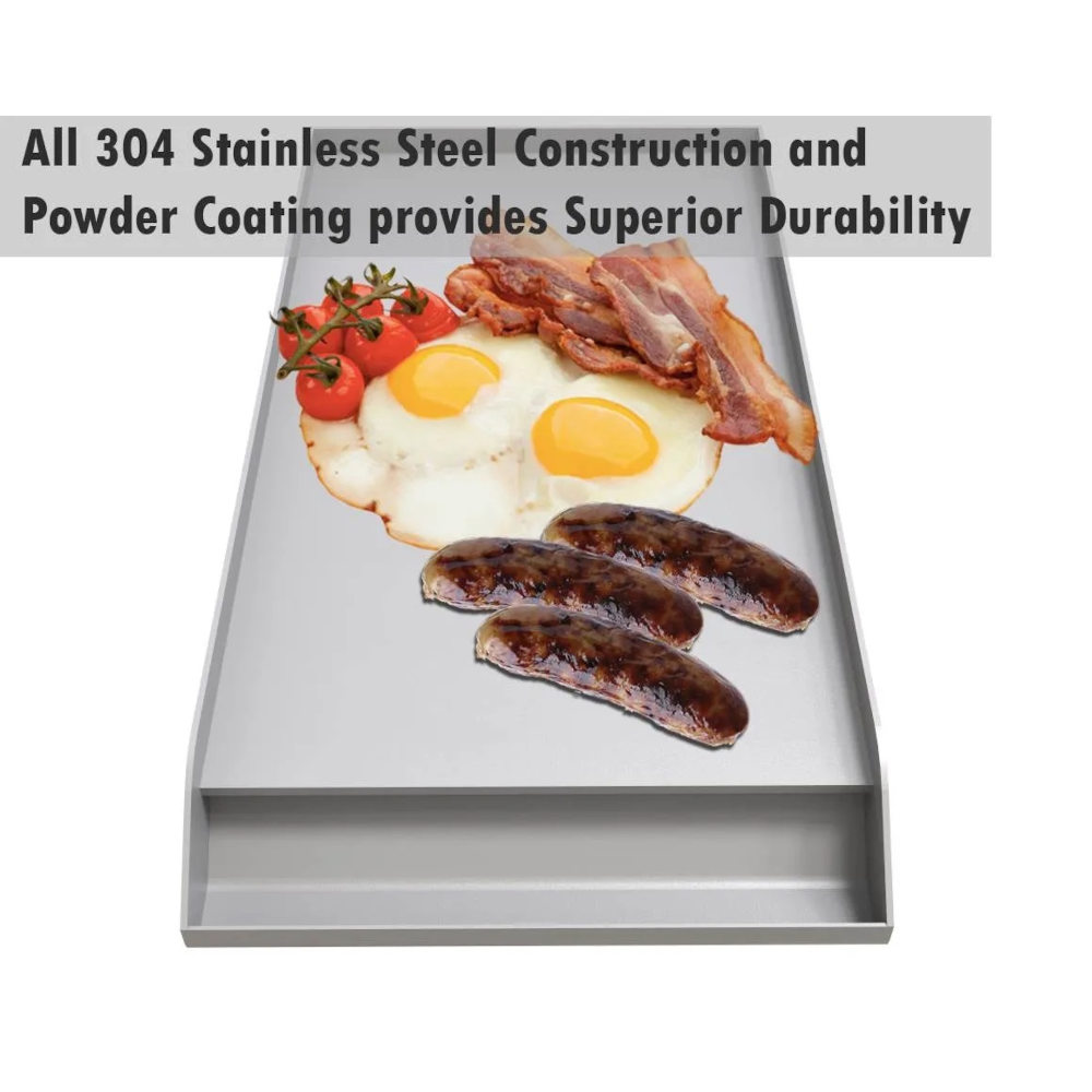 Sunstone Grills 10 Inch Stainless Steel Powder Coated Griddle
