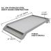 Sunstone Grills 10 Inch Stainless Steel Powder Coated Griddle