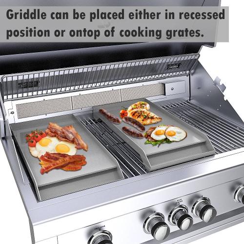 Sunstone Grills 10 Inch Stainless Steel Powder Coated Griddle
