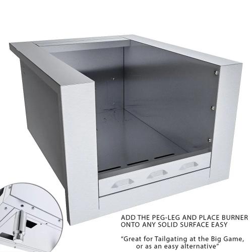 Sunstone Grills 20 Inch Stainless Steel Insulated Universal Appliance  and  Grill Jacket