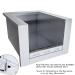 Sunstone Grills 20 Inch Stainless Steel Insulated Universal Appliance  and  Grill Jacket