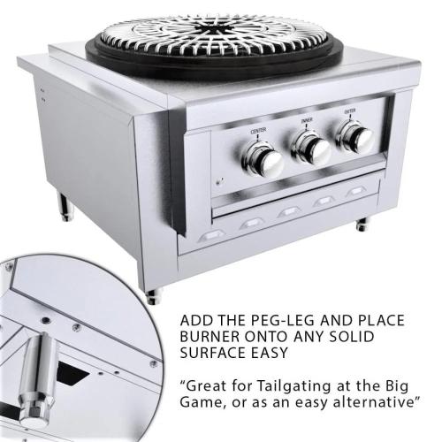 Sunstone Grills 29 Inch Stainless Steel Insulated Universal Appliance  and  Grill Jacket