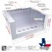 Sunstone Grills 29 Inch Stainless Steel Insulated Universal Appliance  and  Grill Jacket