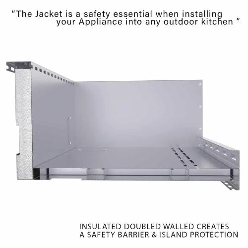 Sunstone Grills 40 Inch Stainless Steel Insulated Universal Appliance  and  Grill Jacket