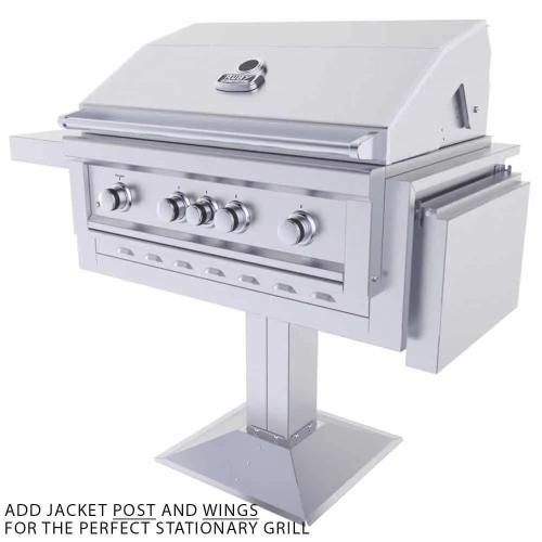 Sunstone Grills 40 Inch Stainless Steel Insulated Universal Appliance  and  Grill Jacket