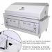 Sunstone Grills 45 Inch Stainless Steel Insulated Universal Appliance  and  Grill Jacket