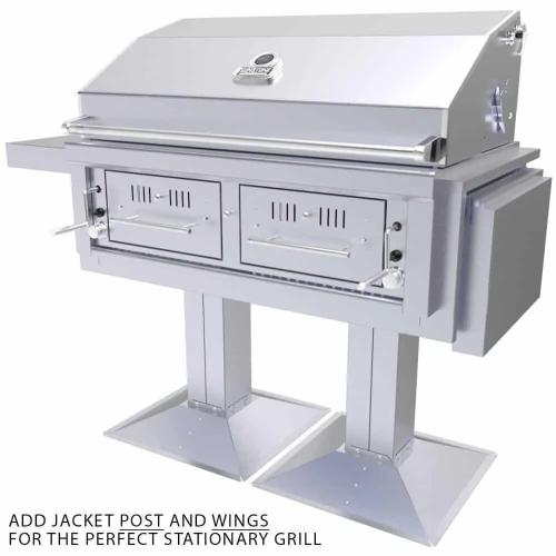 Sunstone Grills 45 Inch Stainless Steel Insulated Universal Appliance  and  Grill Jacket