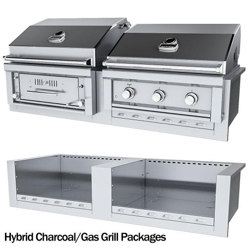 Sunstone Grills 6 Inch Stainless Steel Insulated Universal Appliance  and  Grill Jacket Divider