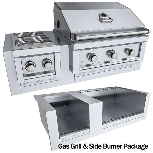 Sunstone Grills 6 Inch Stainless Steel Insulated Universal Appliance  and  Grill Jacket Divider