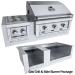 Sunstone Grills 6 Inch Stainless Steel Insulated Universal Appliance  and  Grill Jacket Divider