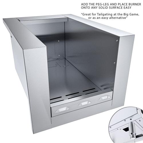 Sunstone Grills 6 Inch Stainless Steel Insulated Universal Appliance  and  Grill Jacket Divider