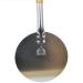 Chicago Brick Oven Aluminum 9 Inch Diameter Round Turning Pizza Peel with Detachable Wooden Handle