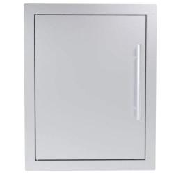 Sunstone Grills Texas Series 16 Inch Stainless Steel Reversible Hinged Vertical Single Access Door TEX 16SD 250