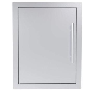 Sunstone Grills Texas Series 16 Inch Stainless Steel Reversible Hinged Vertical Single Access Door TEX 16SD 350