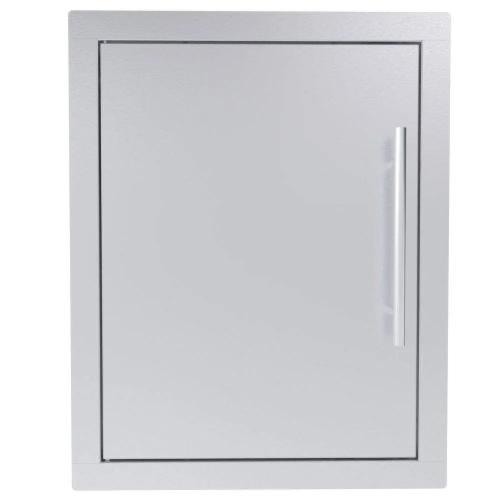 Sunstone Grills Texas Series 16 Inch Stainless Steel Reversible Hinged Vertical Single Access Door