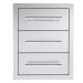 Sunstone Grills Texas Series 16 Inch Stainless Steel Triple Access Drawer