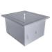 Sunstone Grills Texas Series 15 Inch Stainless Steel Drop In Insulated Ice Bin Cooler with Removable Cover