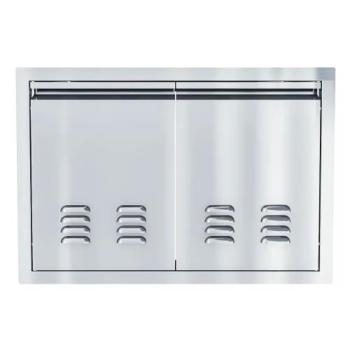 Sunstone Grills Aruba Series 30 Inch Stainless Steel Vented Double Access Door ARU DDV30350
